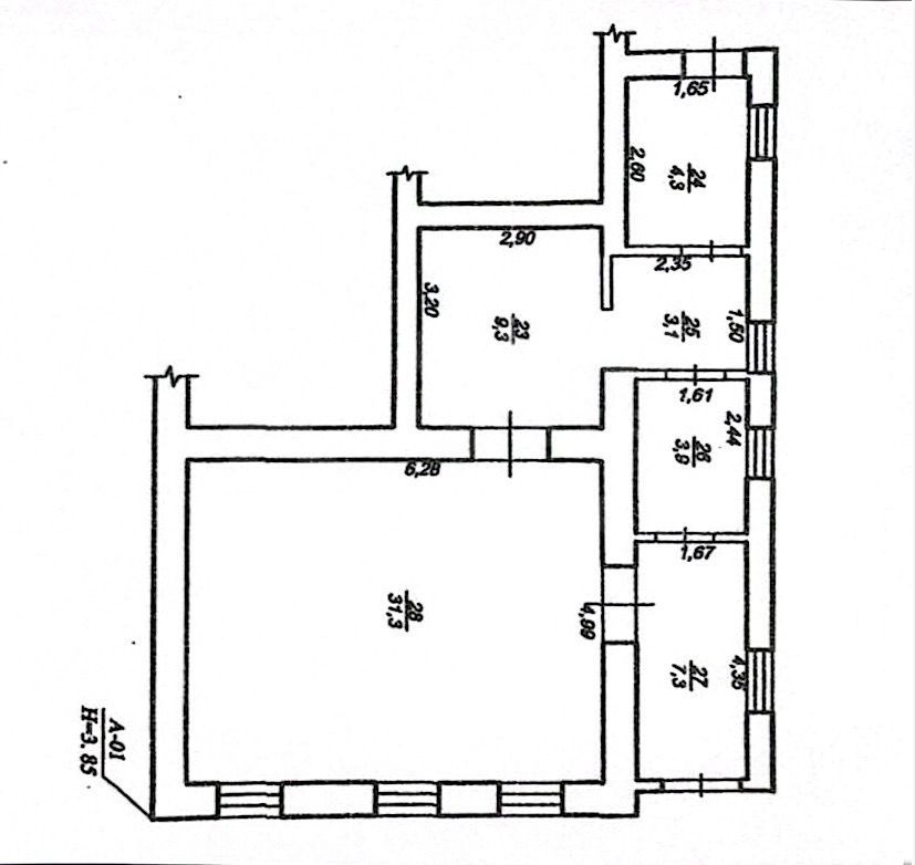 Chirie, spațiu comercial 59,2 mp, str. București, Centru - Poză 12
