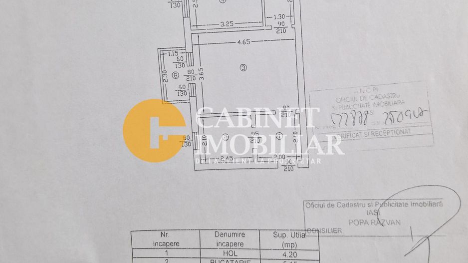 3 camere semidecomandat-mobilat/utilat-Zona Zimbru - Poză 7