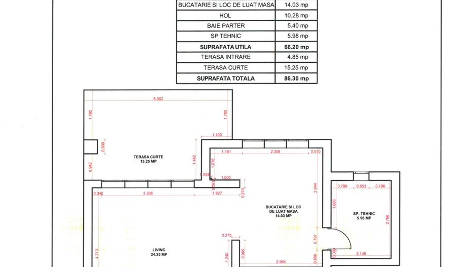 Duplex despărțit prin spațiu tehnic - Poză 18