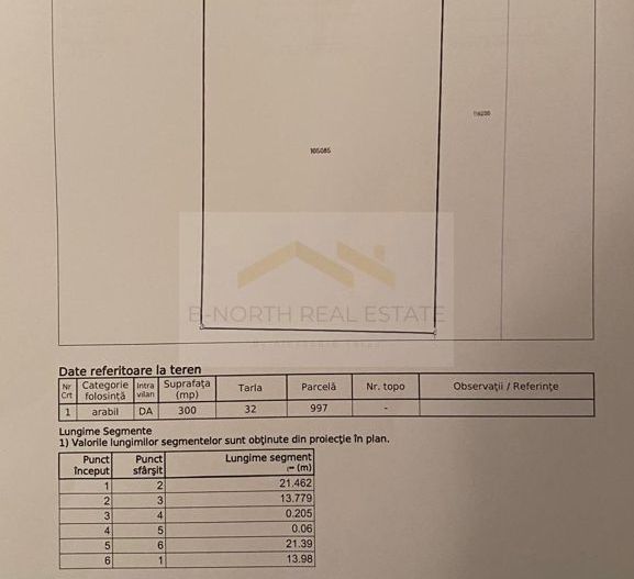 Teren Otopeni 300 mp - Schiță 3