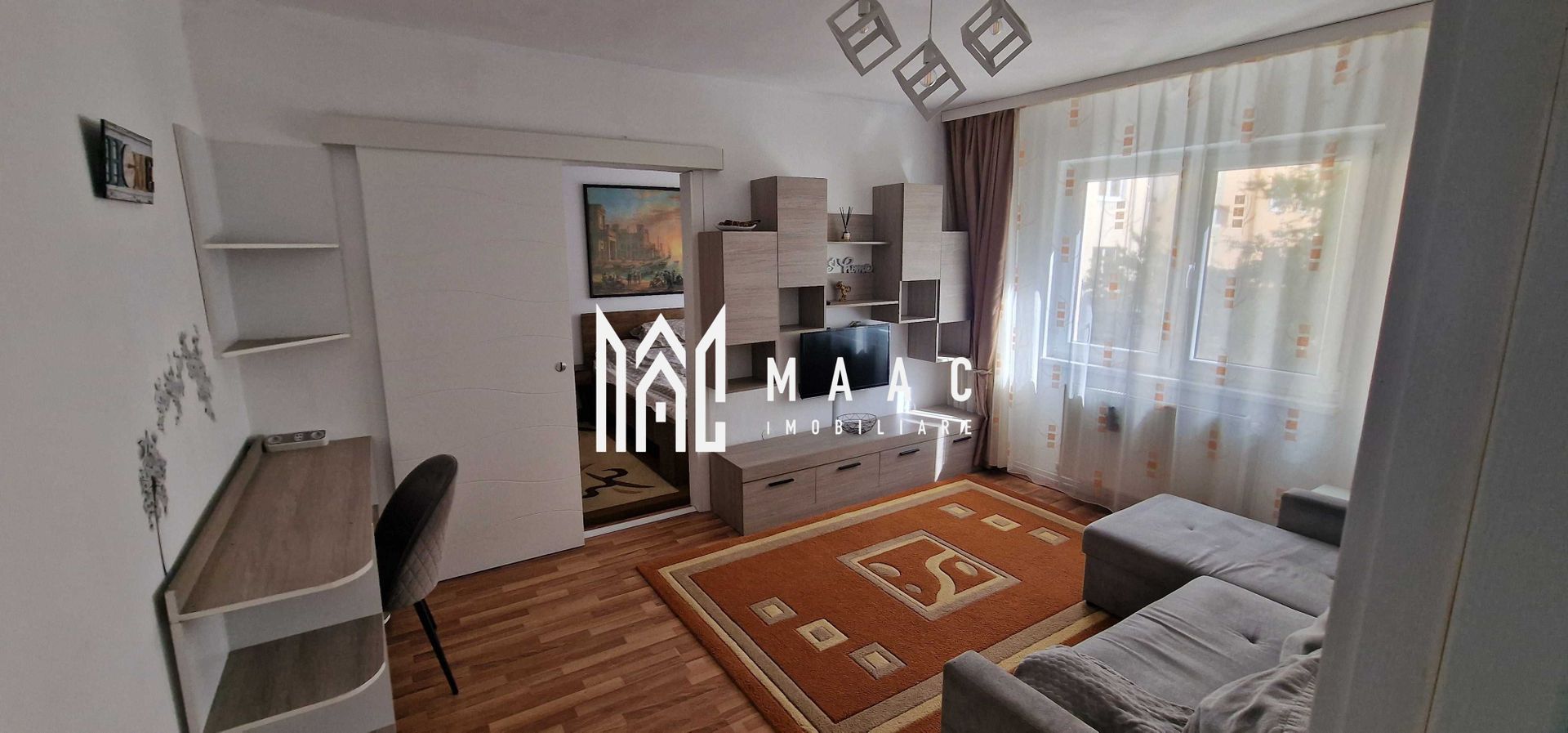 Apartament 2 camere de închiriat | Sibiu, Vasile Aaron | 38 mp - Poză 1