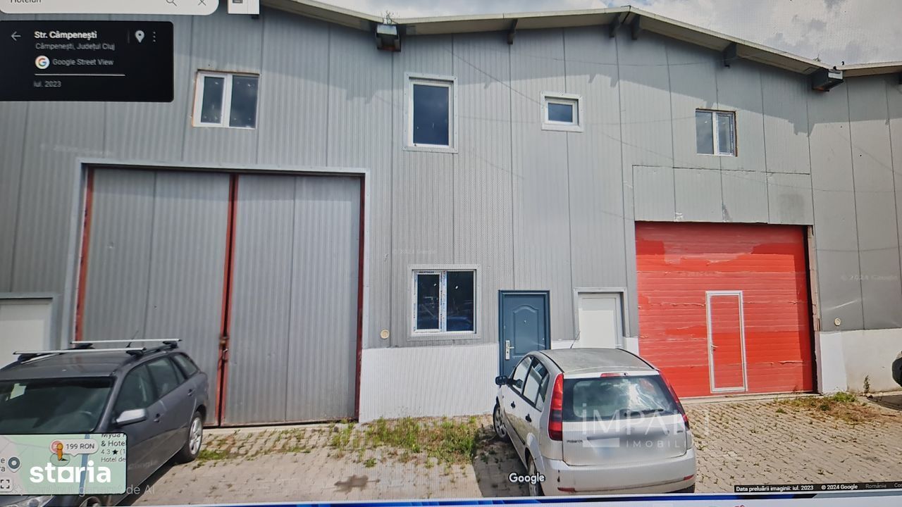 Hala de închiriat Apahida 330mp, utilitati, compartimentat, comercial - Poză 2