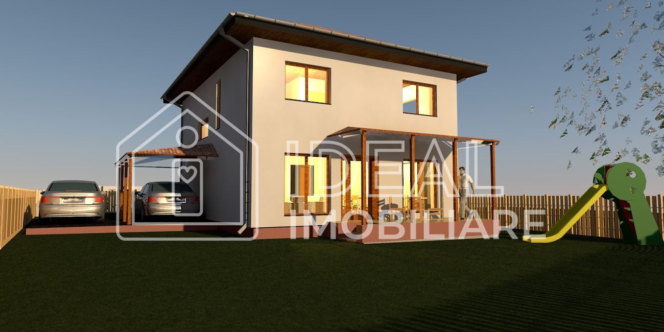 Casa Individuala cu 4 camere si garaj, in zona Lidl Selimbar - Poză 8