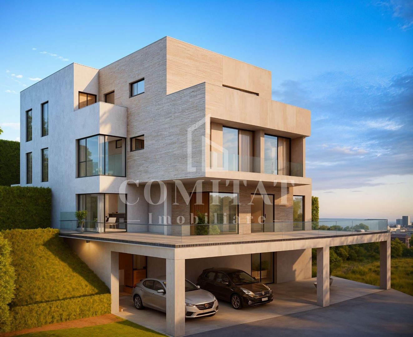 Teren autorizat pentru 2 unități locative cartierul Dâmbul Rotund - Poză 1