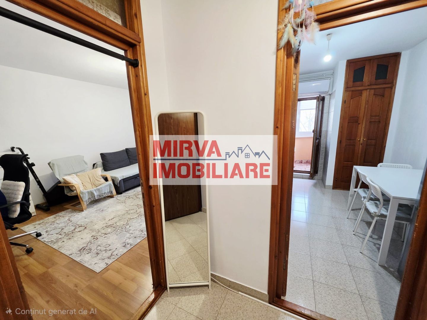 Apartament 2 camere Democrației, decomandat, etaj 2, mobilat si utilat - Poză 9