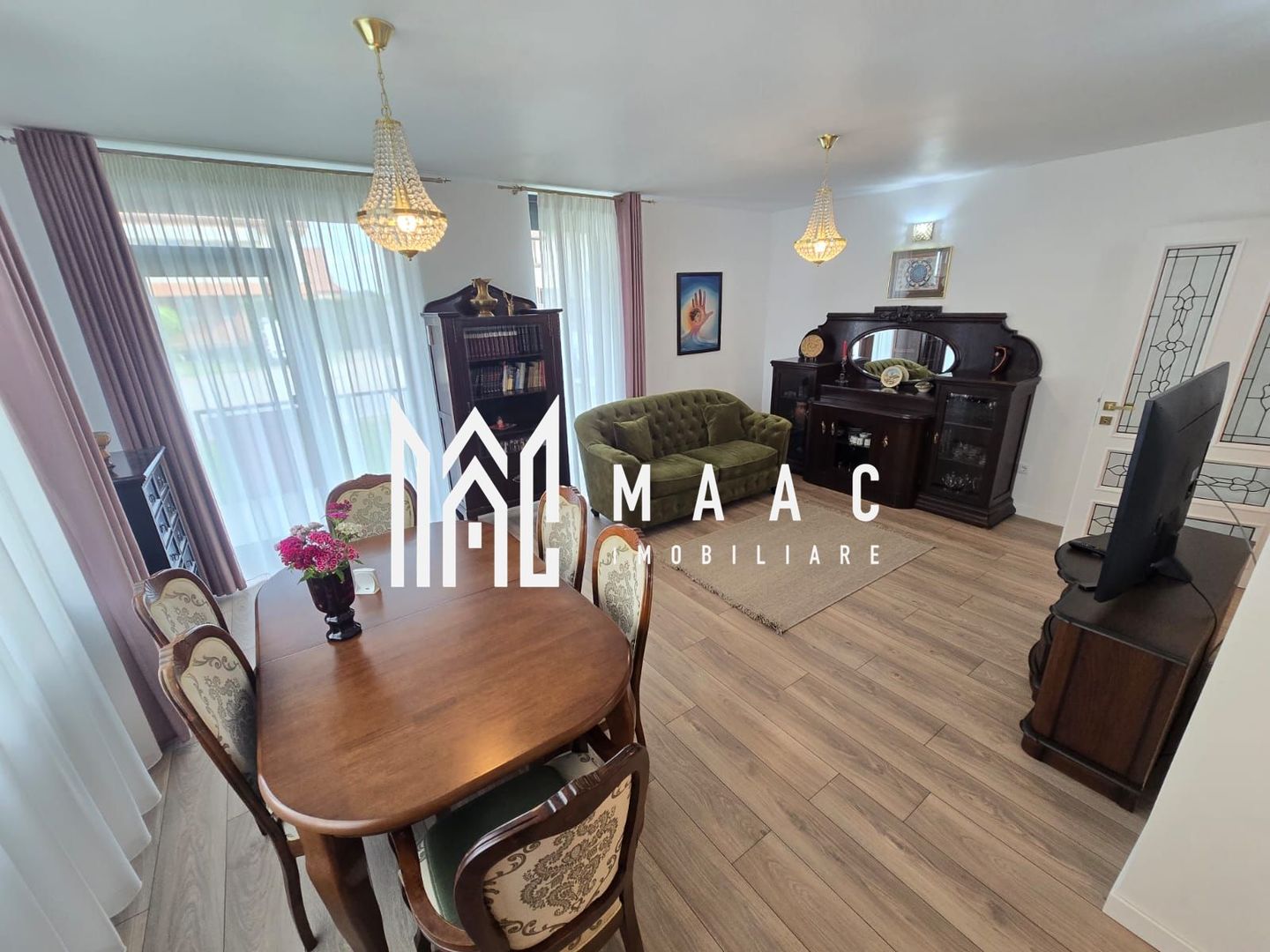 Apartament superb 3 camere 2 bai 2 balcoane Selimbar Lidl - Poză 10
