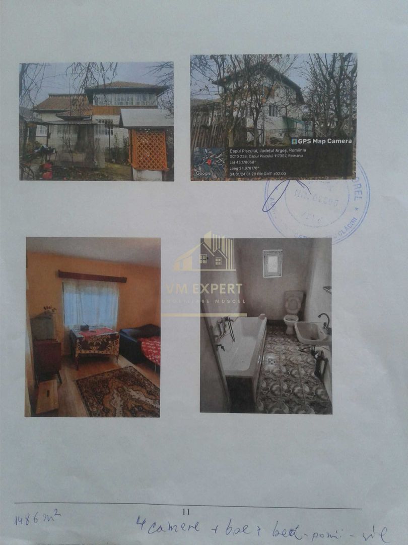 CASA 4 CAMERE TEREN 800 MP CAPUL PISCULUI COMUNA GODENI JUD. ARGES - Poză 7