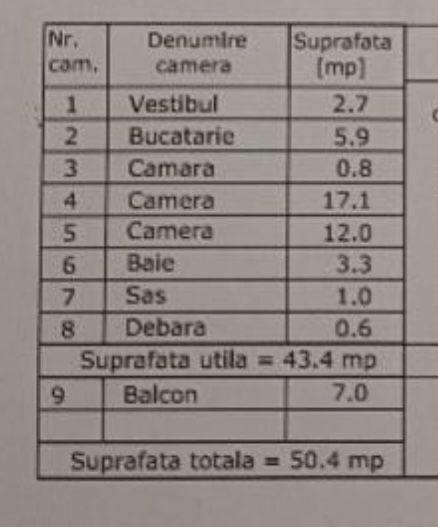 Apartament cu doua camere, Brancoveanu, 85.000€ - Poză 12