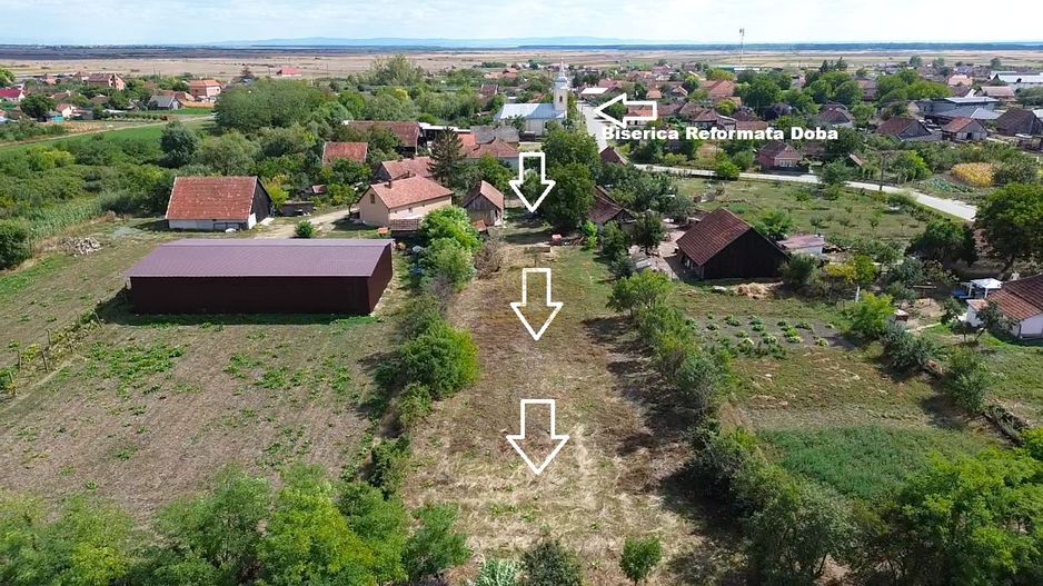 Teren 2232 MP +Casa Zona Centrala Din Doba  /15KM>Fata de Satu Mare - Poză 4