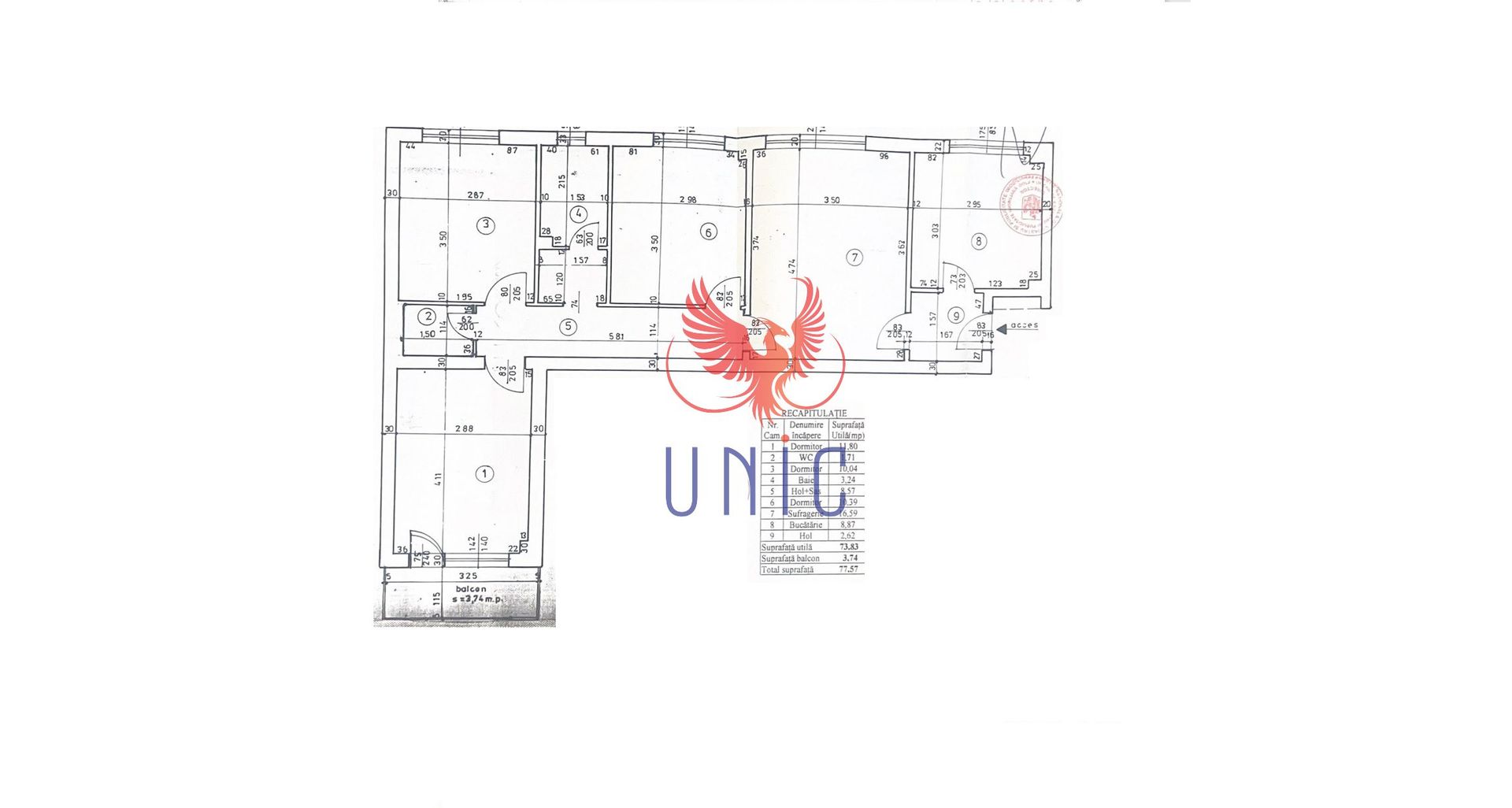 Apartament 4 camere Brazda Lui Novac et 3/4 - Schiță 8