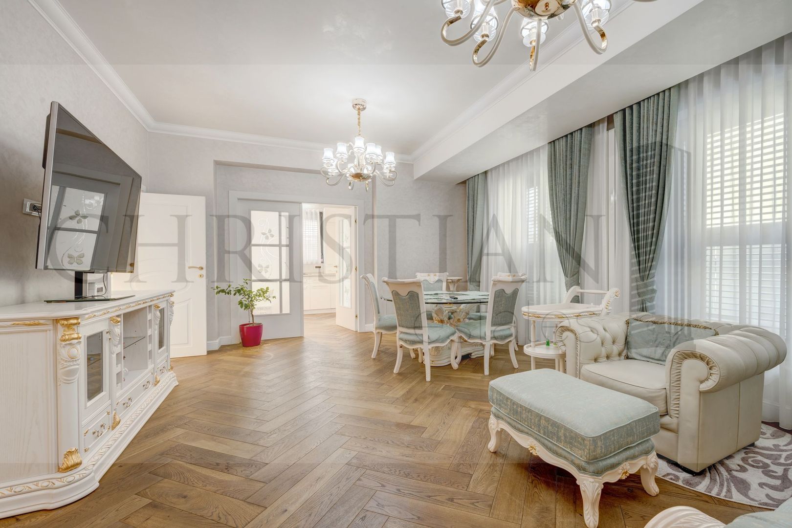 Apartament 3 Camere 150 mp + Terase | Mobilat si Utilat Premium - Poză 17