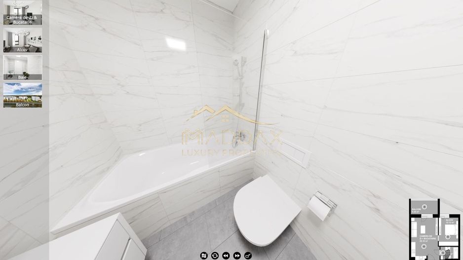 Studio Dublu *62.44mp* + Parcare // Baneasa Forest View - Poză 32