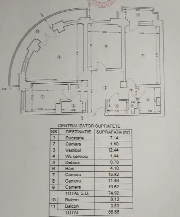 3 Camere Decebal - Poză 8