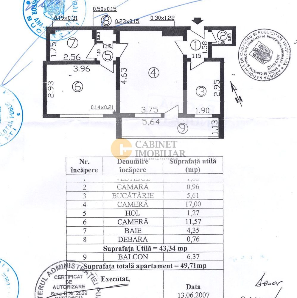 2 camere |  Cismigiu  | Balcon deschis  | Creditabil - Poză 23