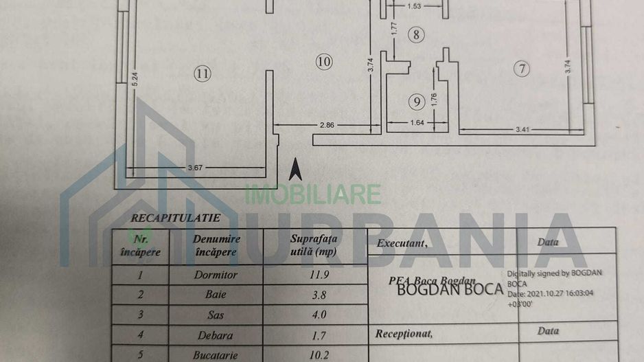 Apartament 4 camere, etaj 7/8, cartier Dacia, Iasi - 184.992 EUR - Poză 8