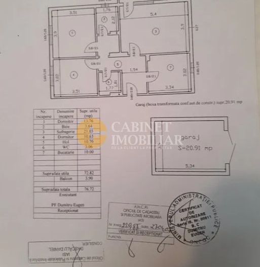 3 camere -  Targu Cucu- decomandat - GARAJ INTABULAT - Poză 1