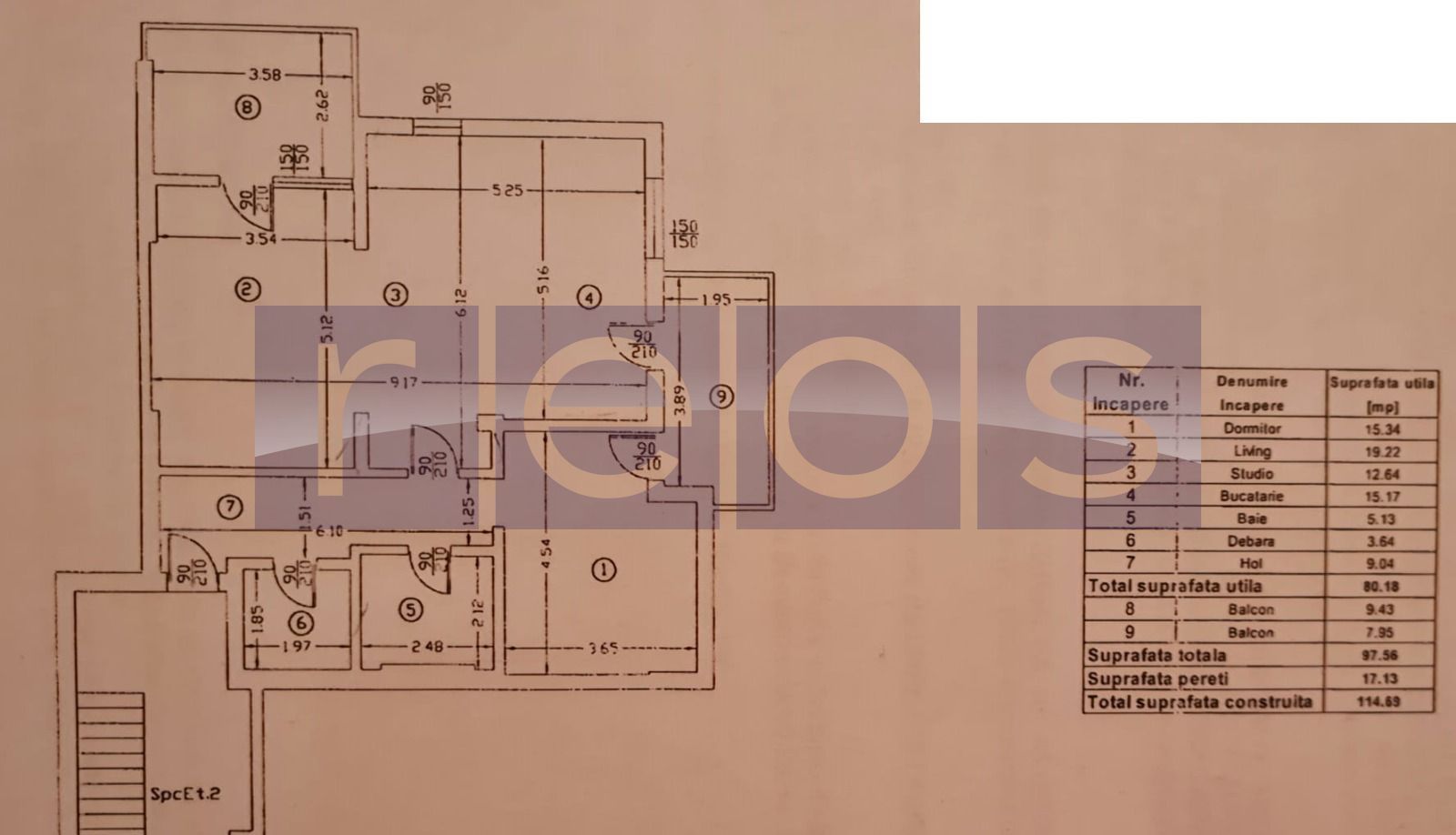 Apartament 3 camere | 97,5 mp | 2 balcoane | Complex modern - Poză 9