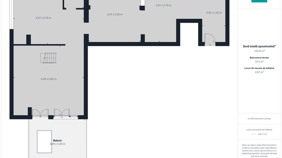 Penthouse ultracentral la Bermo Kaufland - Poză 2