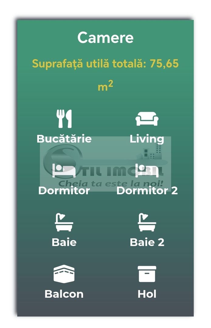 Apartament 3 camere, decomandat, 79.24mp Copou-Comision 0% - Poză 3