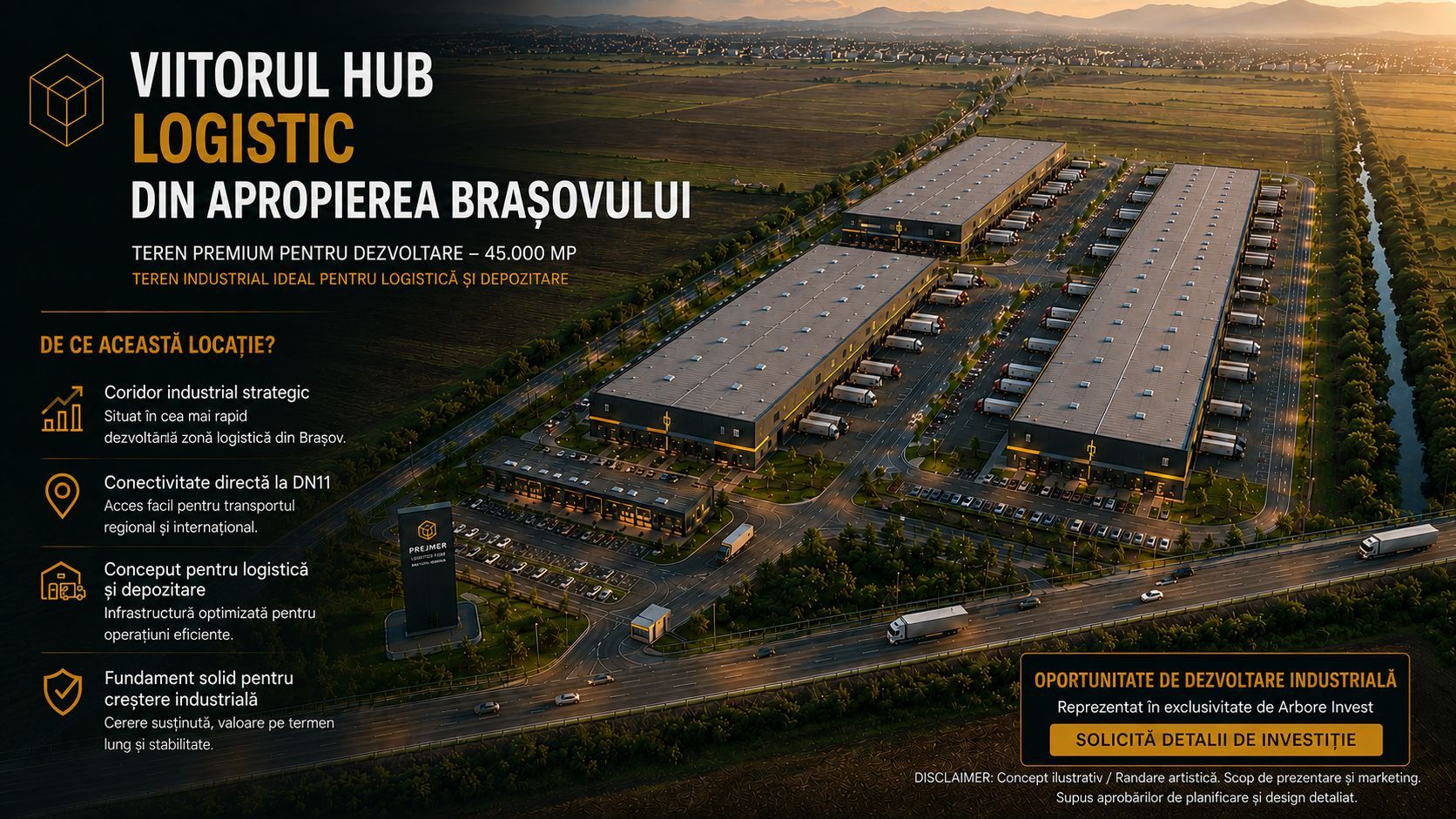 TEREN 45.000 MP | PUZ APROBAT | 156 M FRONT DN11 | PREJMER - BRASOV - Poză 1