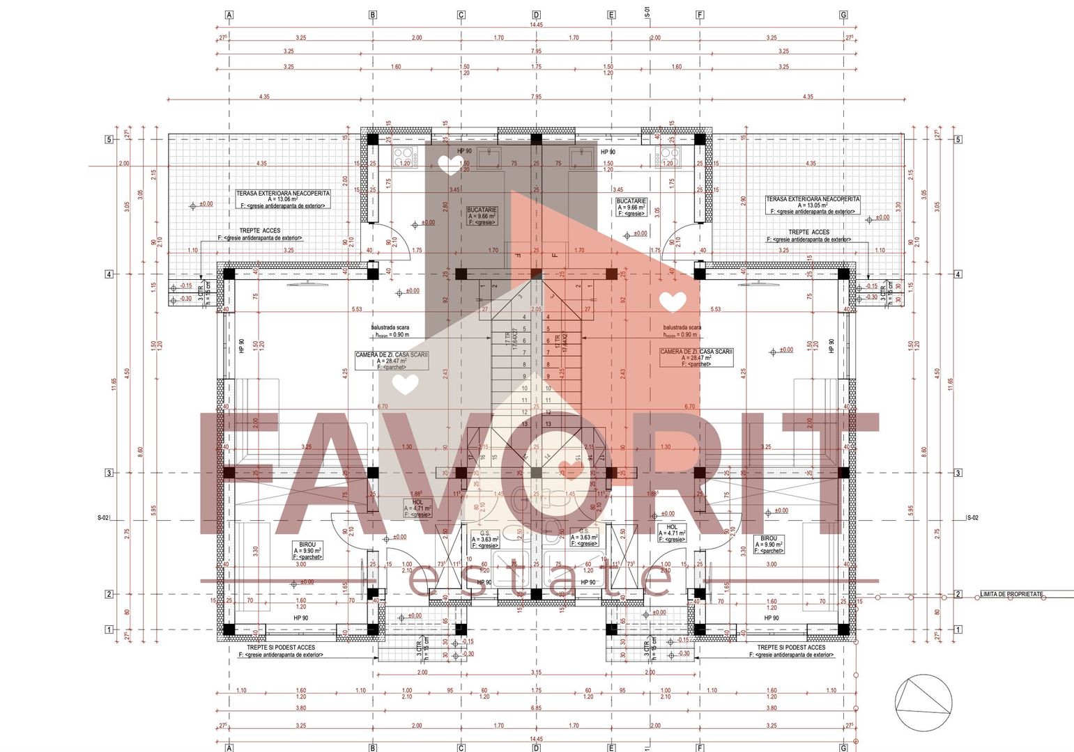 Comision 0% | Duplex in Mosnita | strada privata | Toate utilitatile | La asfalt - Schiță 7