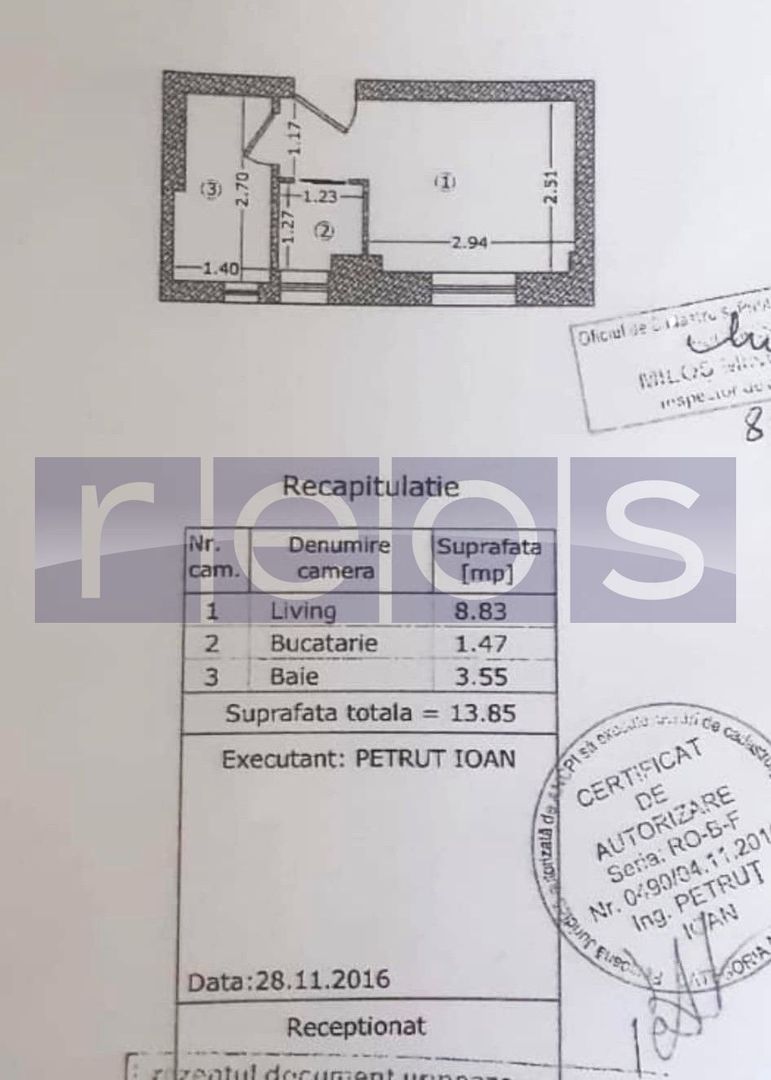 VANZARE GARSONIERA 14MP METROU DRISTOR BLOC NOU PARTER - Poză 6