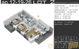 Pallady: 3 Camere, Finisaje la Alegere, Comision 0% - Poză 2