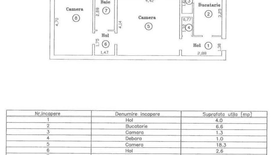 Torontalului-Iulius Town | 2 camere | 56 mp | | Centrală proprie - Poză 10