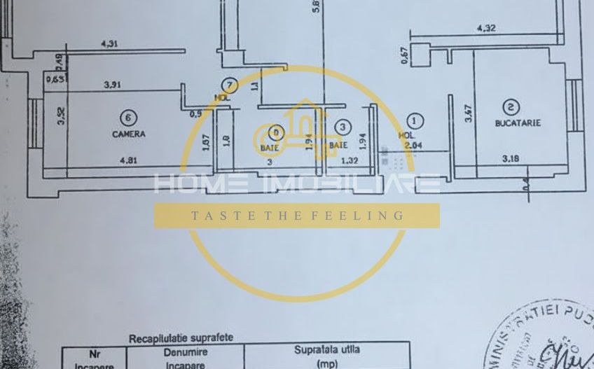 Apartament 3 camere, 120 MP, Zona-Bucsinescu-Piata Chirila - Poză 19