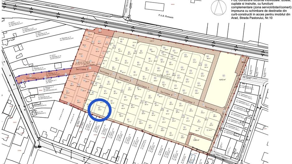 Pe colt cu 2 fronturi Super teren intravilan in Micalaca Parcela 49 - Poză 2