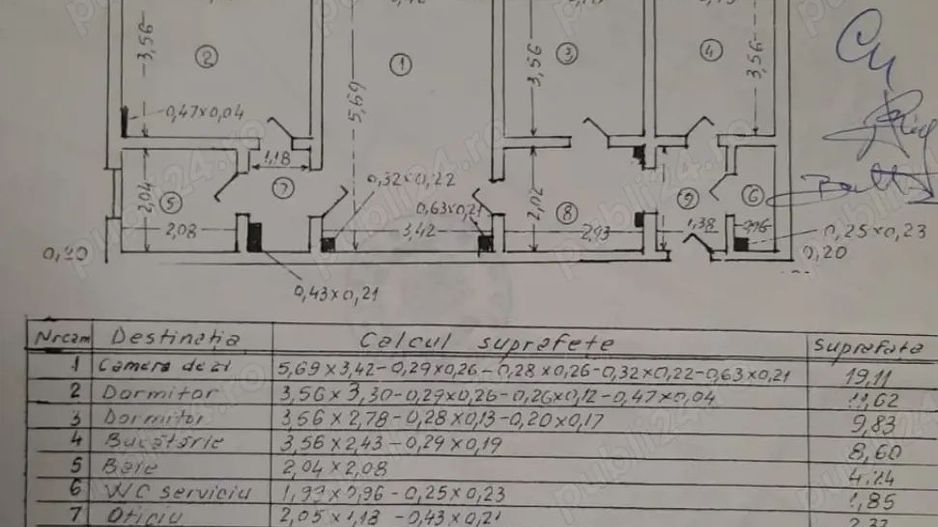 Apartament 3 camere, 74mp, 1985, Militari Apusului - Poză 1