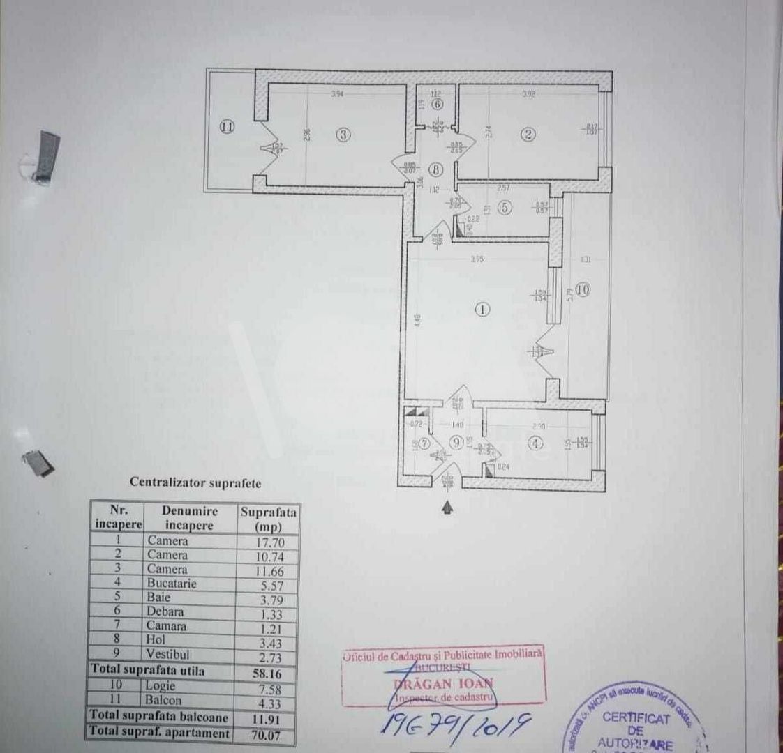 De vânzare: ap. 3 camere -bloc termoizolat-centrală proprie-Lujerului - Poză 8