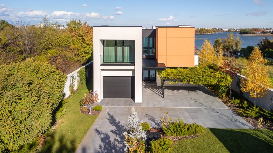 Smart-Home nZEB spectaculoasa Bucuresti Sector 1 cu deschidere lac -teren 2000mp - Poză 75