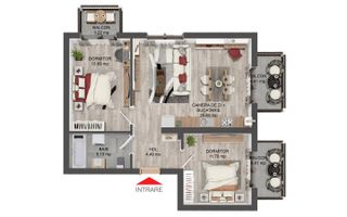 Apartament 3 camere cu gradina in Selimbar, Sibiu - Poză 5