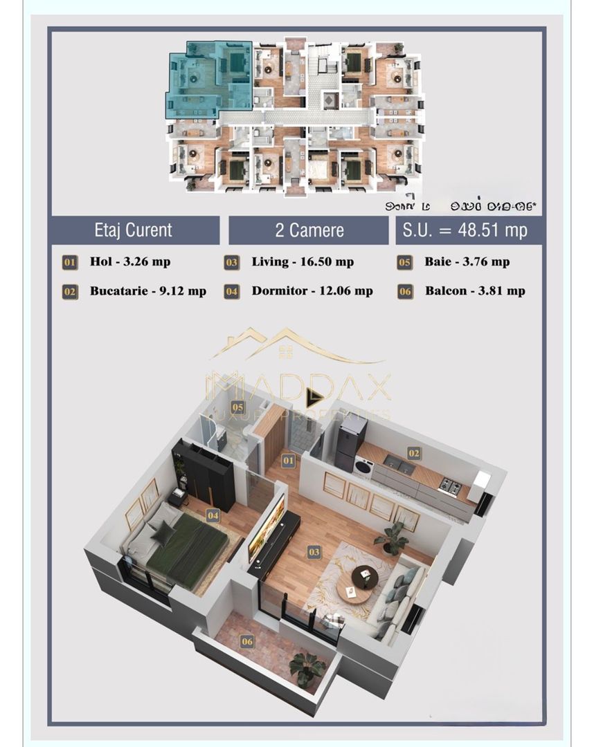 Apartament 2 Camere Chiajna-Eficienta & Confort de la 52.000e Tva Inclus - Poză 14