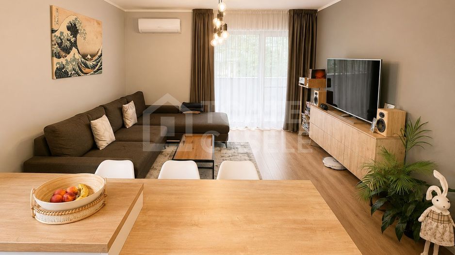 Apartament 3 camere, mobilat, utilat,  Ansamblul Luminia - Europa - Poză 2