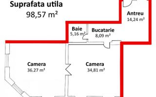 Apartament de vanzare situat ultracentral, langa Lic. E. Gojdu, Oradea - Poză 14