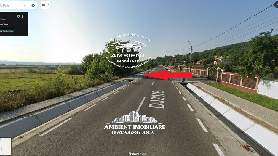 TEREN INTRAVILAN 960 mp, VASLUI zona BRODOC; - Poză 2