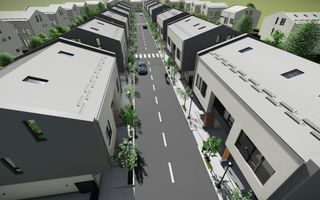 Vile Otopeni-triplex: 110 mp utili + 100 mp gradina- comison 0 - Poză 6