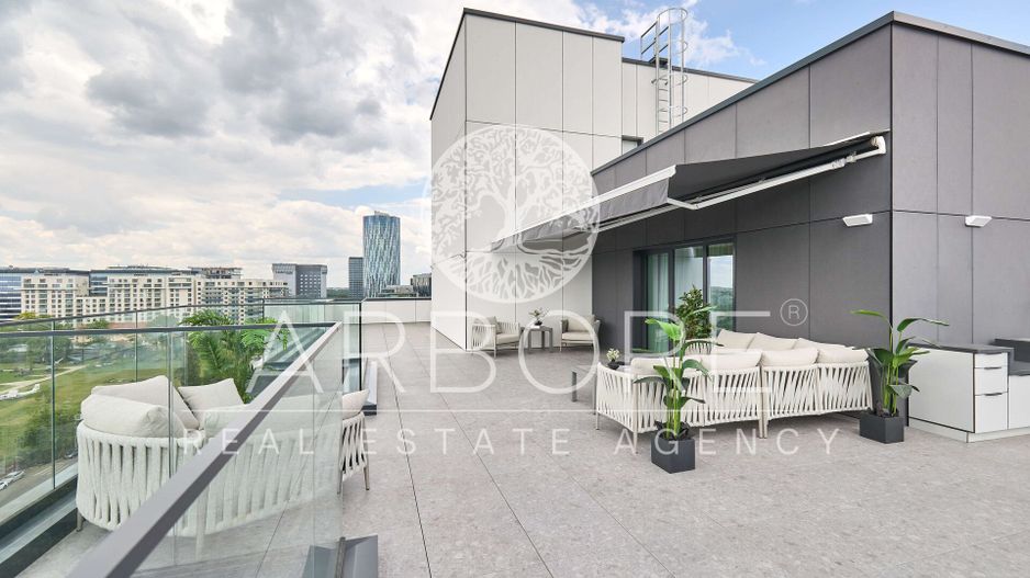 Penthouse premium whit 4 rooms ,111 sqm+terrace 90 sqm | Bucharest - Poză 17