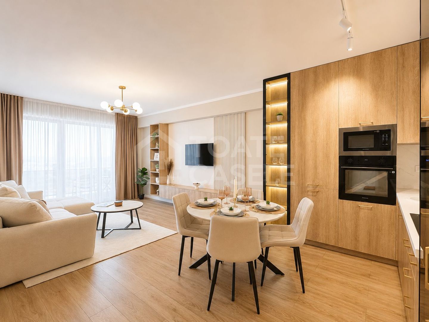 Apartament 2 camere, ultrafinisat, zona Vivo - Poză 2
