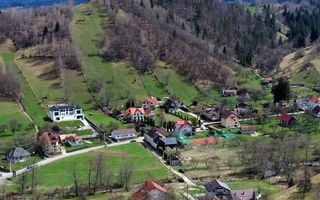 TEREN 11.500 MP + CASA AUTHENTICA ÎN BRAN – ȘIMON | VEDERE BUCEGI - Poză 4