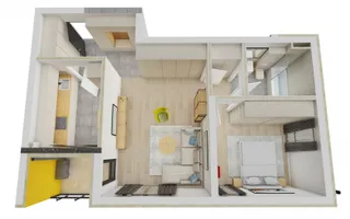 Etaj 1. Lift. Decomandat. Loc parcare. - Poză 12