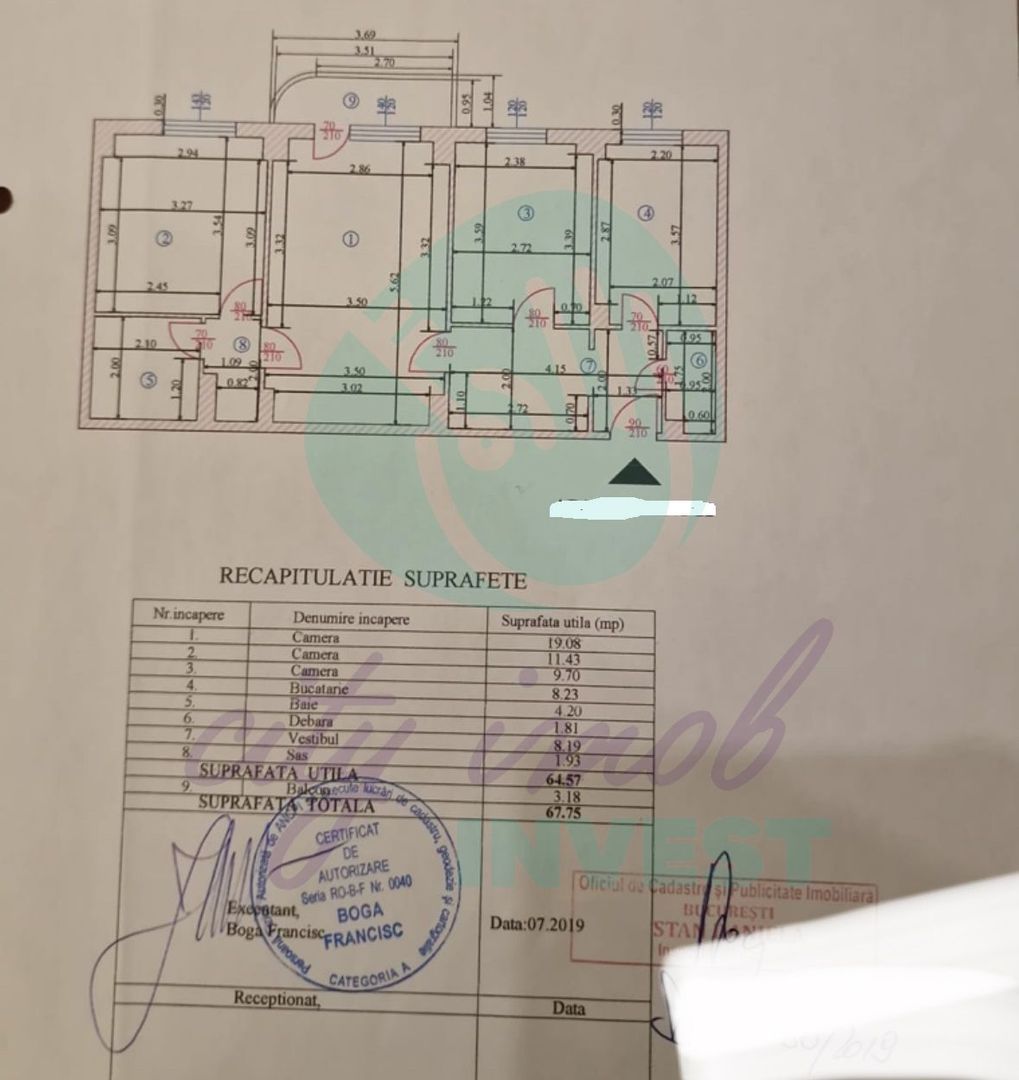 3 camere lanaga METROU si Parc - Poză 16