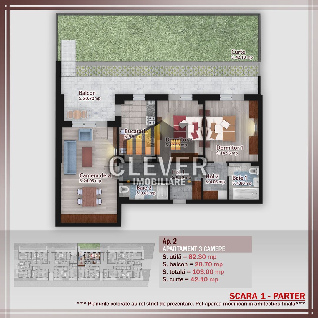 Apartament deosebit 3 camere cu gradina-Theodor Pallady - Poză 1