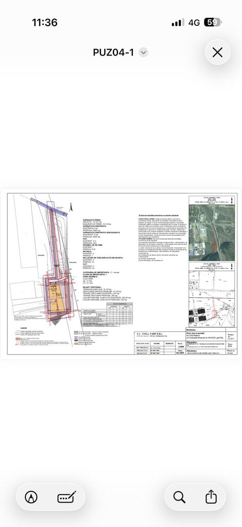 Teren industrial | 15127 mp | PUZ aprobat | lângă autostrada | Gilau - Poză 3