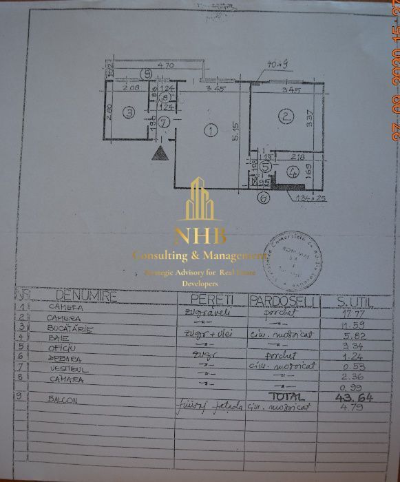 Apartament 2 camere de vânzare în Domenii, metrou 1 Mai la 3 minute - Poză 13