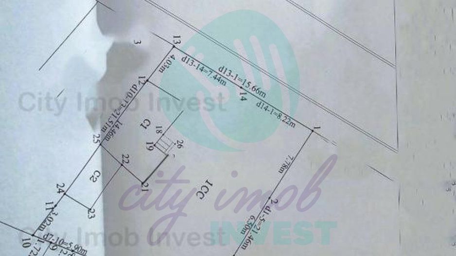 TEREN 356 MP - 1 MAI -PIATA CHIBRIT-INVESTITIE- POT 45%-CUT 1,3 - Poză 1