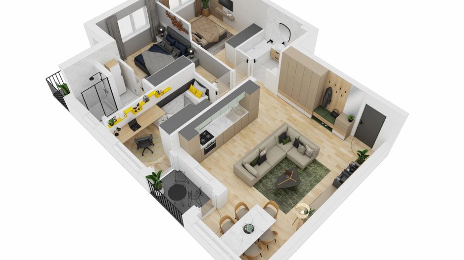 Apartament 4 camere – Șelimbăr, str. Doamna Stanca - Poză 2