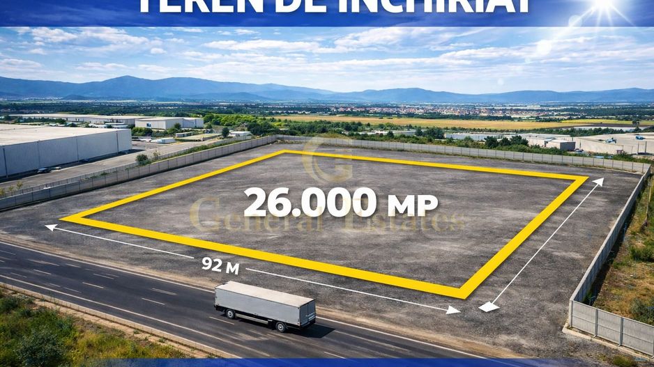 TEREN  DE ÎNCHIRIAT – 26.000 MP – DN13, BRAȘOV - Poză 3